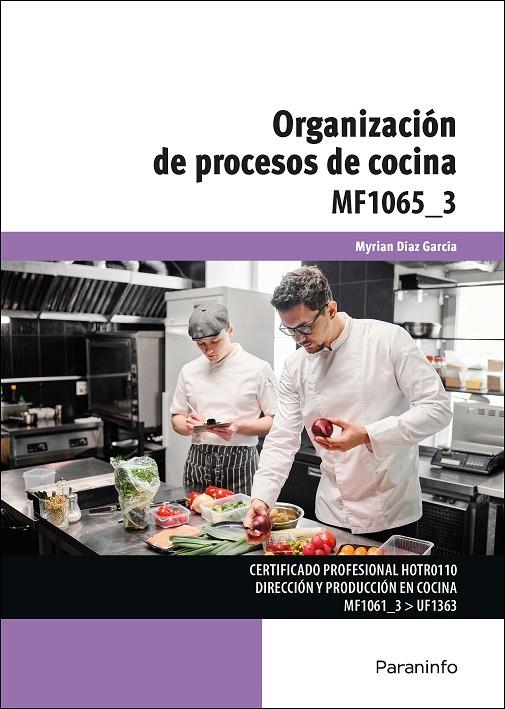 ORGANIZACIÓN DE PROCESOS DE COCINA | 9788428363280 | DÍAZ GARCÍA, MYRIAN