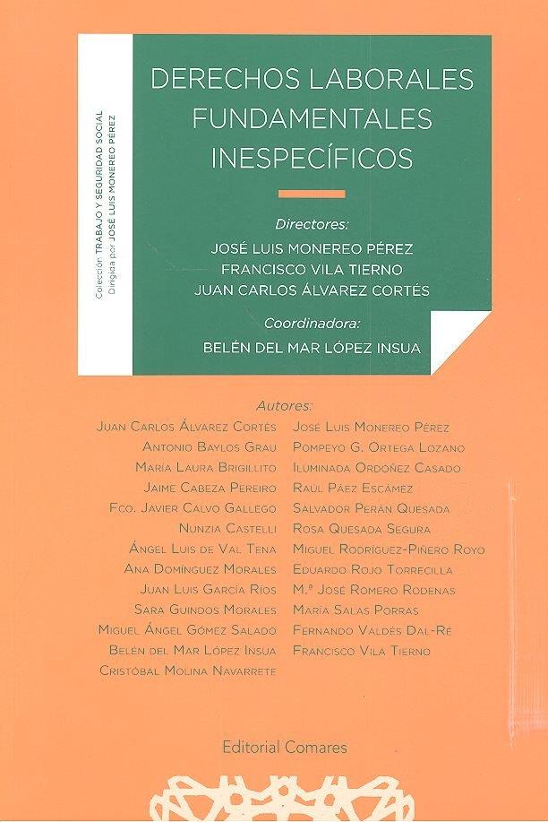 DERECHOS LABORALES FUNDAMENTALES INSPECIFICOS | 9788490457276 | MONEREO PEREZ