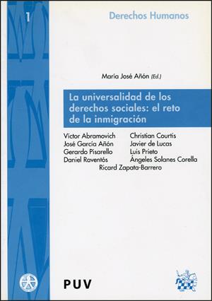UNIVERSALIDAD DE LOS DERECHOS SOCIALES: EL RETO DE LA INMIGRACIÓN, LA | 9788437058634 | VARIOS AUTORES