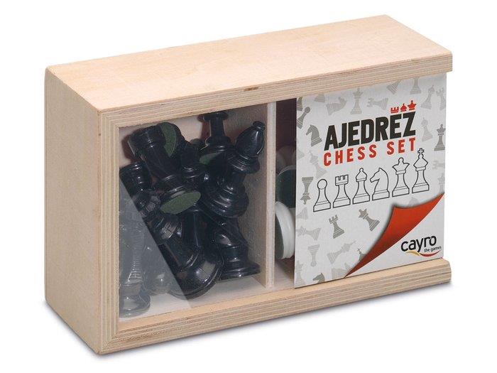 ACCESORIOS AJEDREZ Nº3 EN CAJA DE MADERA | 8422878000920