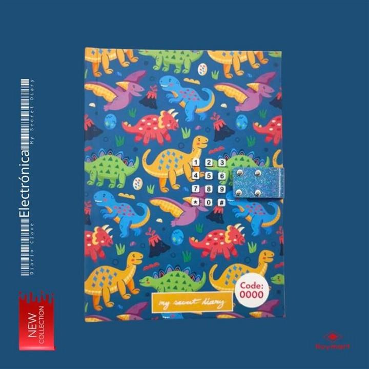 DIARI PERSONAL AMB CONTRASENYA DINOSAURES | 8431234188127