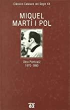 OBRA POÈTICA II (1970-1980) | 9788429732153 | MARTÍ I POL, MIQUEL