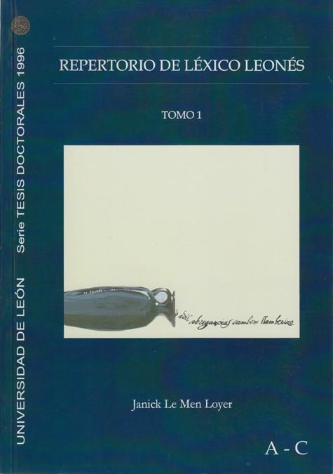 REPERTORIO DE LÉXICO LEONÉS. | 9788497730181 | LE MEN LOYER, JANICK