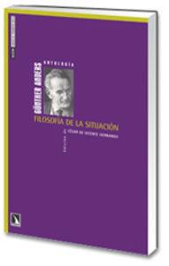 FILOSOFIA DE LA SITUACION | 9788483193082 | HERNANDO, CESAR DE VICENTE