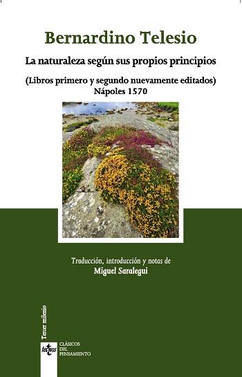 NATURALEZA SEGÚN SUS PROPIOS PRINCIPIOS, LA | 9788430958368 | TELESIO, BERNARDINO