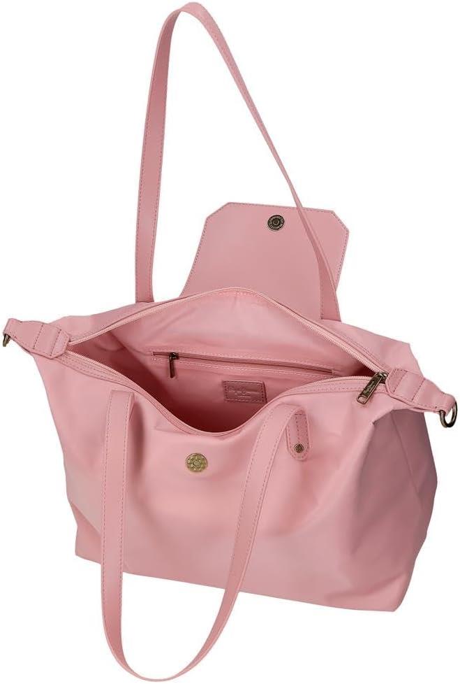 BOLSO TOTE LEIRE ROSA NUDE PEPE JEANS | 8447444008773