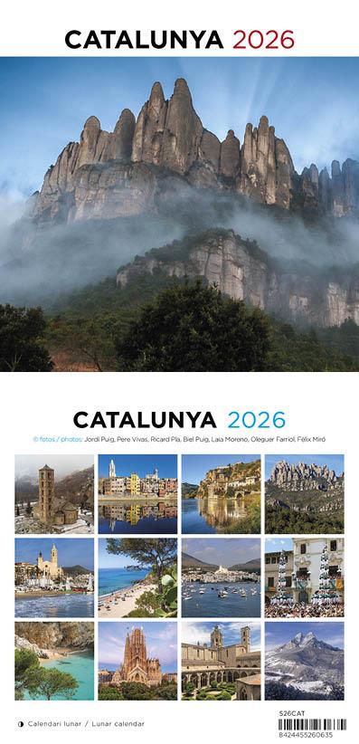 CALENDARI 2026 SOBRETAULA (14X15 CM) CATALUNYA | 8424455260635