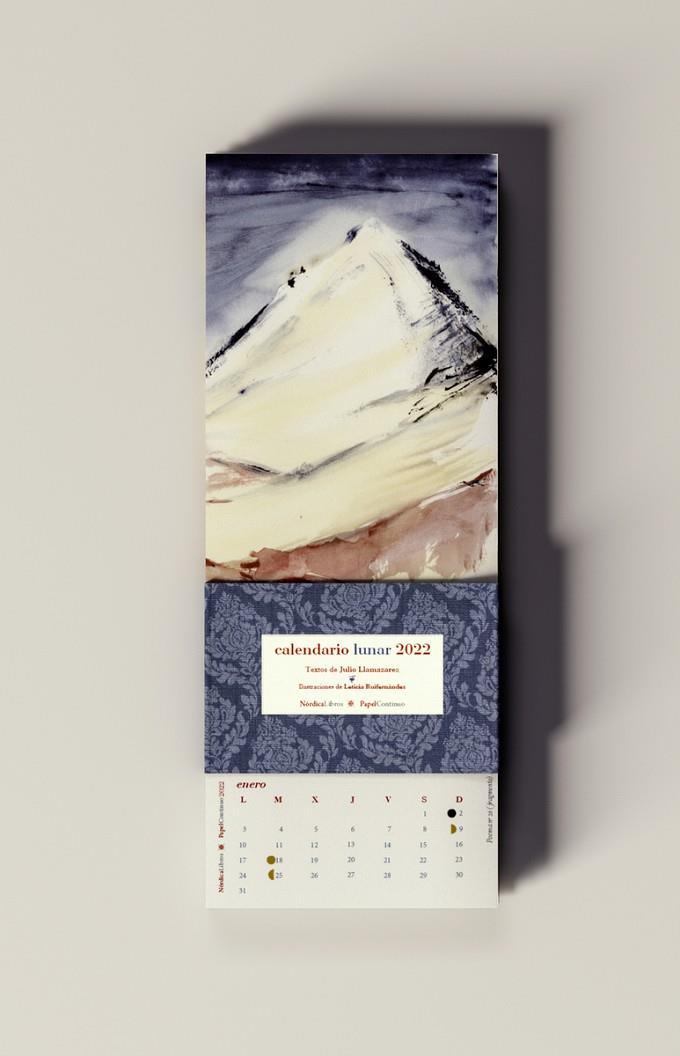 CALENDARIO LUNAR POESÍA JULIO LLAMAZARES | 9788418930324 | LLAMAZARES, JULIO