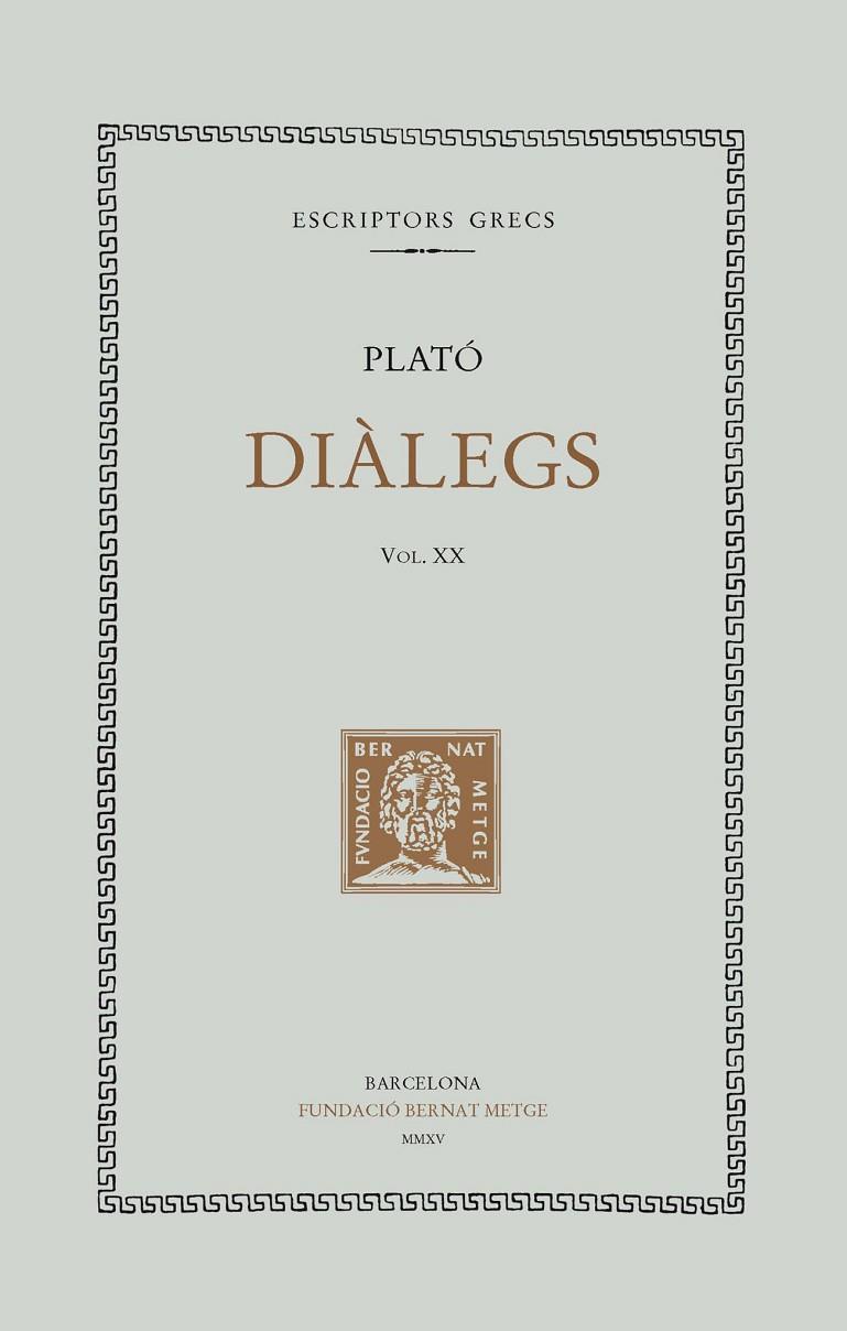 DIALEGS  XX | 9788498592603 | PLATÓ