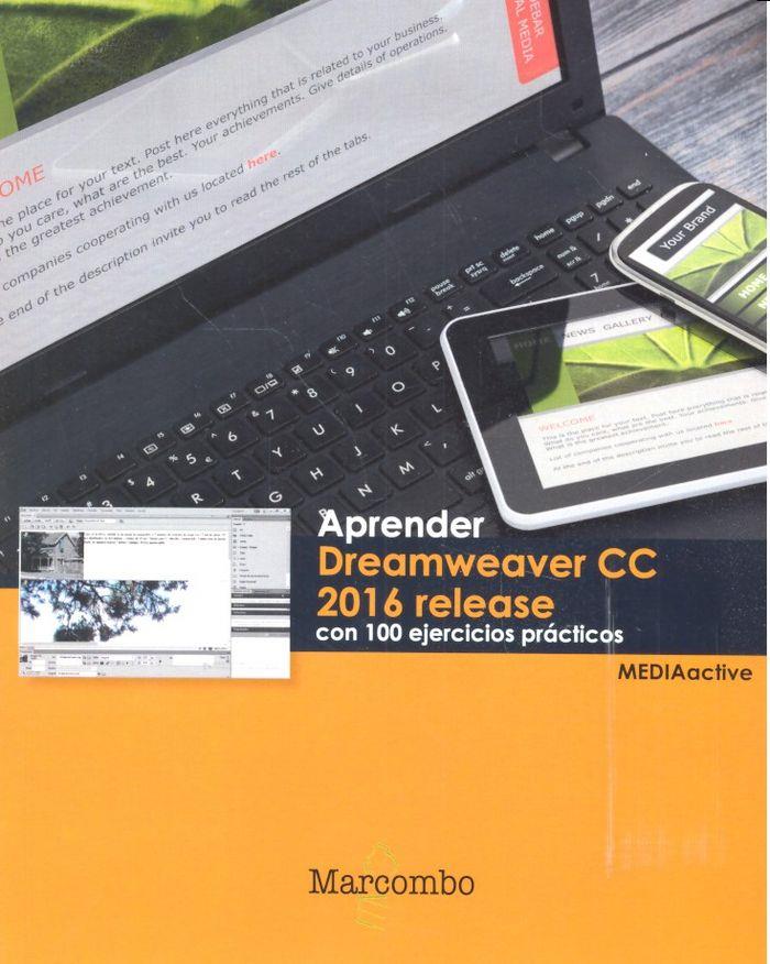 APRENDER DREAMWEAVER CC RELEASE 2016 CON 100 EJERCICIOS PRÁCTICOS | 9788426723994 | , MEDIAACTIVE
