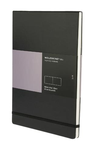 ALBUM DE ACUARELA MOLESKINE NEGRO A4 | 9788862931946