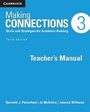 MAKING CONNECTIONS LEVEL 3 TEACHER'S MANUAL 3RD EDITION | 9781107650541 | PAKENHAM, KENNETH J. / MCENTIRE, JO / WILLIAMS, JESSICA