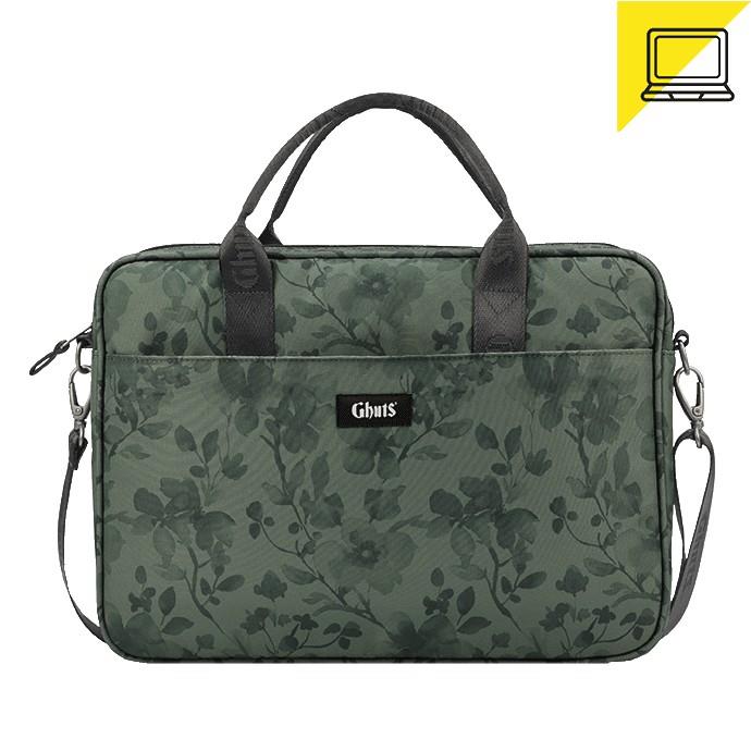 MALETI PORTA PC FLORAL GREEN GHUTS | 5602523325162