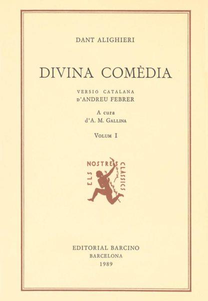 DIVINA COMEDIA I | 9788472260344 | ALIGHIERI, DANTE