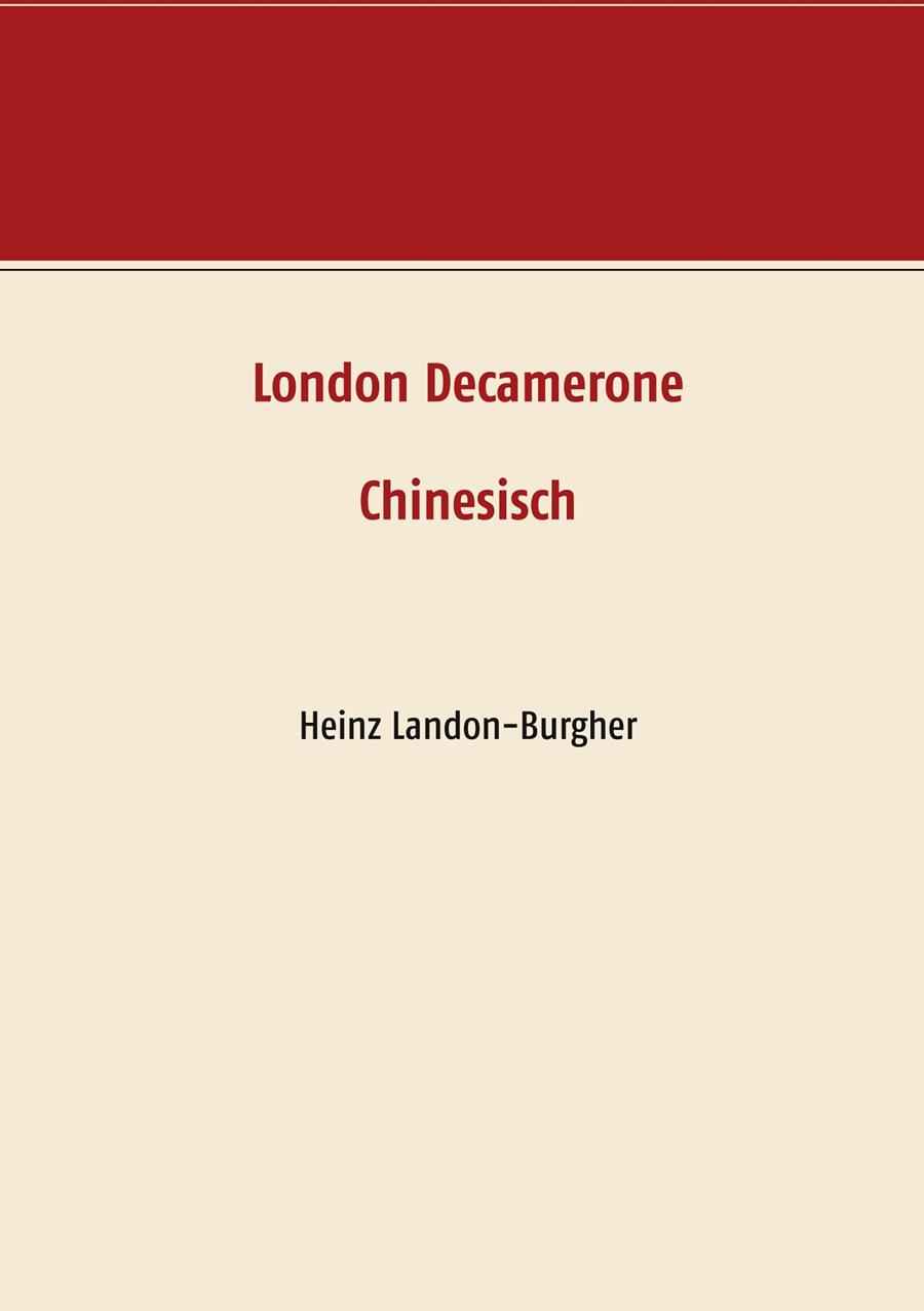 LONDON DECAMERONE | 9783750418684 | LANDON-BURGHER, HEINZ