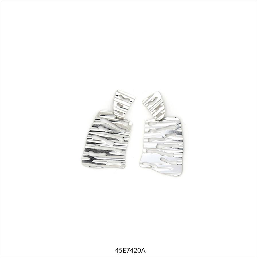ARRECADES VAIANA INOX. RECTANGLES | 45e7420a