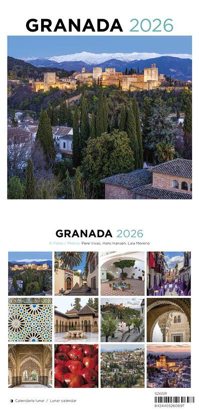 CALENDARI SOBRETAULA 2026 (14X15 CM) GRANADA | 8424455260697