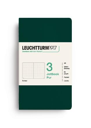 JOTTBOOK PUR A6 PUNTETS PACK 3 FOREST GREEN | 4070292006505