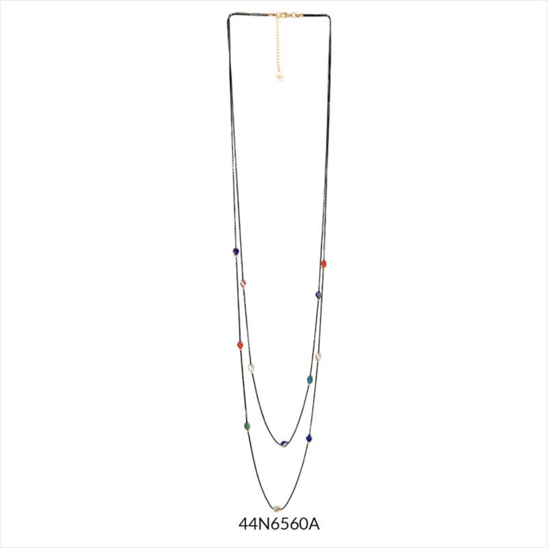 COLLAR CRYSTAL II LLARG PEDRES COLORS | 44n6560a