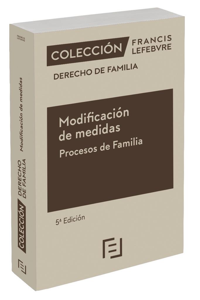 MODIFICACIÓN DE MEDIDAS PROCESOS DE FAMILIA (5 EDICIÓN) | 9788410431034