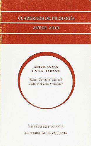 ADIVINANZAS EN LA HABANA | 9788437033150 | GONZALEZ MARTELL, ROGER / CRUZ, MARIBEL
