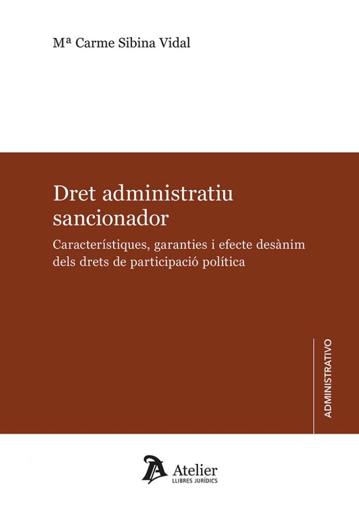DRET ADMINISTRATIU SANCIONADOR | 9791387543785 | SIBINA VIDAL, Mª CARME