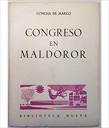 CONGRESO EN MALDOROV | 9788470301728 | MARCO, CONCHA DE