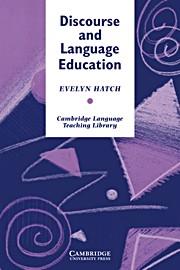 DISCOURSE AND LANGUAGE EDUCATION | 9780521426053 | HATCH, EVELYN