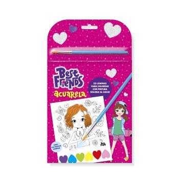 LUDUM BEST FRIENDS LIBRETA COLOREAR ACUARELA | 9788410133013 | IMAGILAND