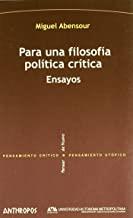 PARA UNA FILOSOFIA POLITICA CRITICA | 9788476588314 | ABENSOUR, MIGUEL