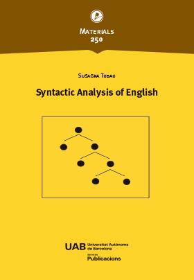 SYNTACTIC ANALYSIS OF ENGLISH | 9791388031373 | TUBAU, SUSAGNA