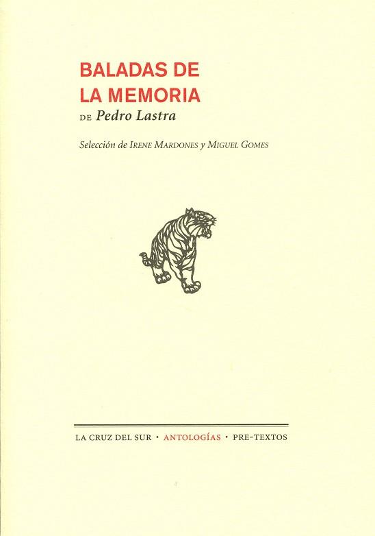BALADAS DE LA MEMORIA | 9788492913831 | LASTRA SALAZAR, PEDRO