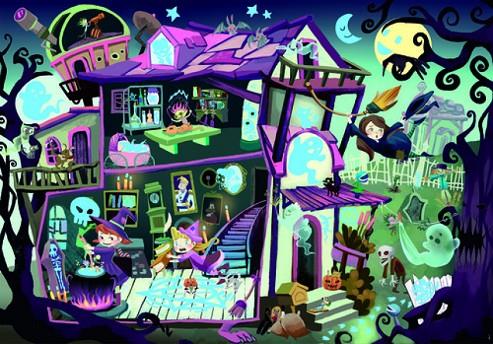 MYSTERIOUS PUZLE JUNIOR CASA ENCANTADA 200 PECES | 8412668186118