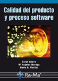 CALIDAD DEL PRODUCTO Y PROCESO SOFTWARE | 9788478979615 | CALERO, CORAL