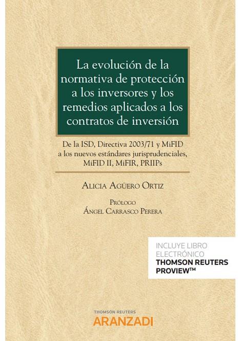 EVOLUCION DE LA NORMATIVA DE PROTECCION A LOS INVERSORES | 9788413455280 | AGUERO ORTIZ, ALICIA