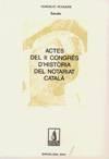 ACTES DEL II CONGRÉS D'HISTÒRIA DEL NOTARIAT CATALÀ | 9788479357443 | VARIOS AUTORES
