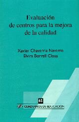 EVALUACION DE CENTROS PARA LA MEJORA DE LA CALIDAD | 9788415212003 | BORRELL CLOSA, ELVIRA / CHAVARRIA NAVARR, XAVIER