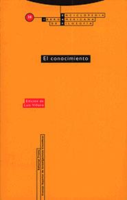CONOCIMIENTO, EL | 9788481643589 | VILLORO, LUIS