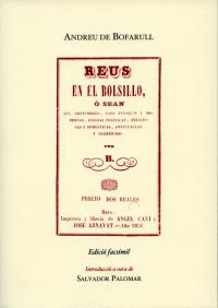REUS EN EL BOLSILLO | 9788487580475 | BOFARULL Y BROCÁ, ANDRÉS DE