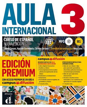 AULA INTERNACIONAL 3 ALUMNO (+CD)+CAMPUS @ | 9788417249533 | CORPAS, JAIME/GARMENDIA, AGUSTÍN/SORIANO, CARMEN