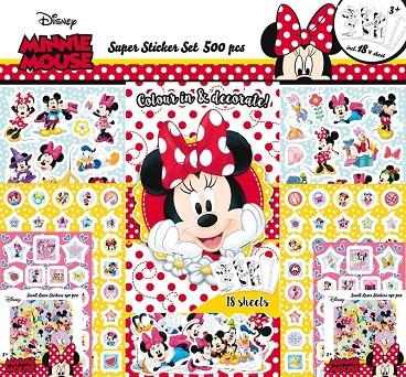 SÚPER SET DE 500 PEGATINAS DE MINNIE (2 ED.) | 5949043750365
