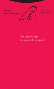 ESCRITOS VOL II O LO UNO O LO OTRO I | 9788481648072 | KIERKEGAARD, SOREN