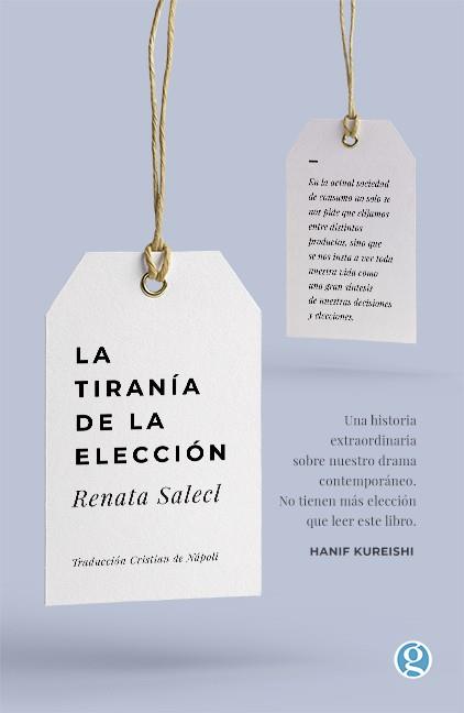 TIRANÍA DE LA ELECCIÓN, LA | 9788412479188 | SALECL, RENATA