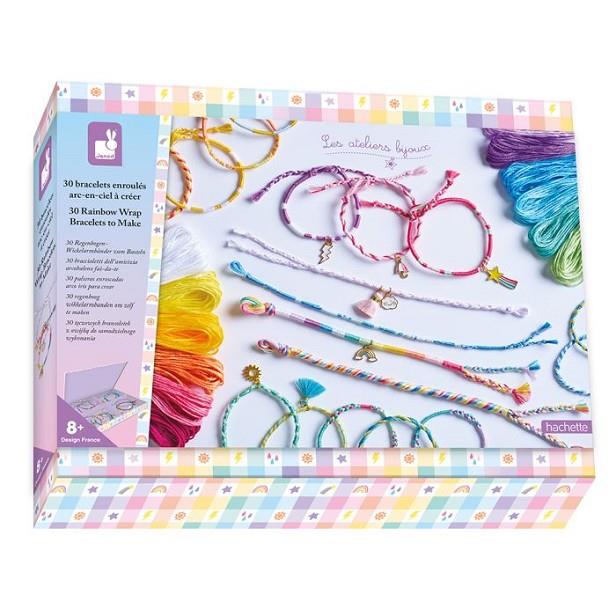 30 PULSERAS ENROLLADAS ARCO IRIS PARA CREAR | 3700217391348