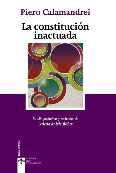 CONSTITUCIÓN INACTUADA, LA | 9788430957347 | CALAMANDREI, PIERO