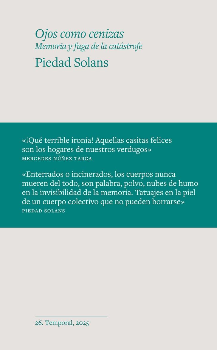 OJOS COMO CENIZAS | 9788412941142 | SOLANS, PIEDAD