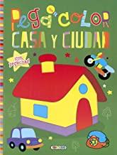 PEGA COLOR CASA Y CIUDAD CON PEGATINAS | 9788417489656