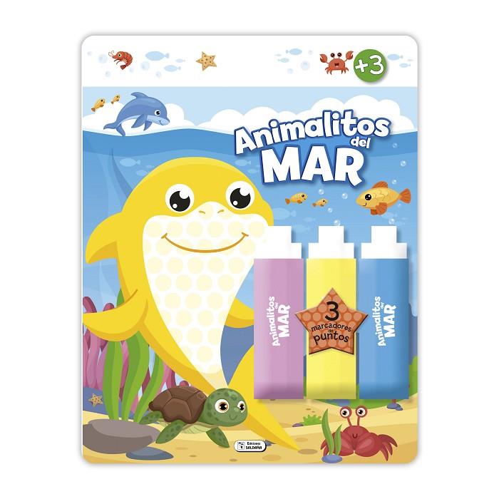 COLOREA CON PUNTOS - ANIMALITOS DEL MAR | 9788411515634