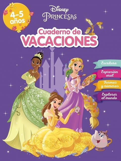 PRINCESAS DISNEY. CUADERNO DE VACACIONES (4-5 AÑOS) (DISNEY. CUADERNO DE VACACIONES) | 9788418039911 | DISNEY