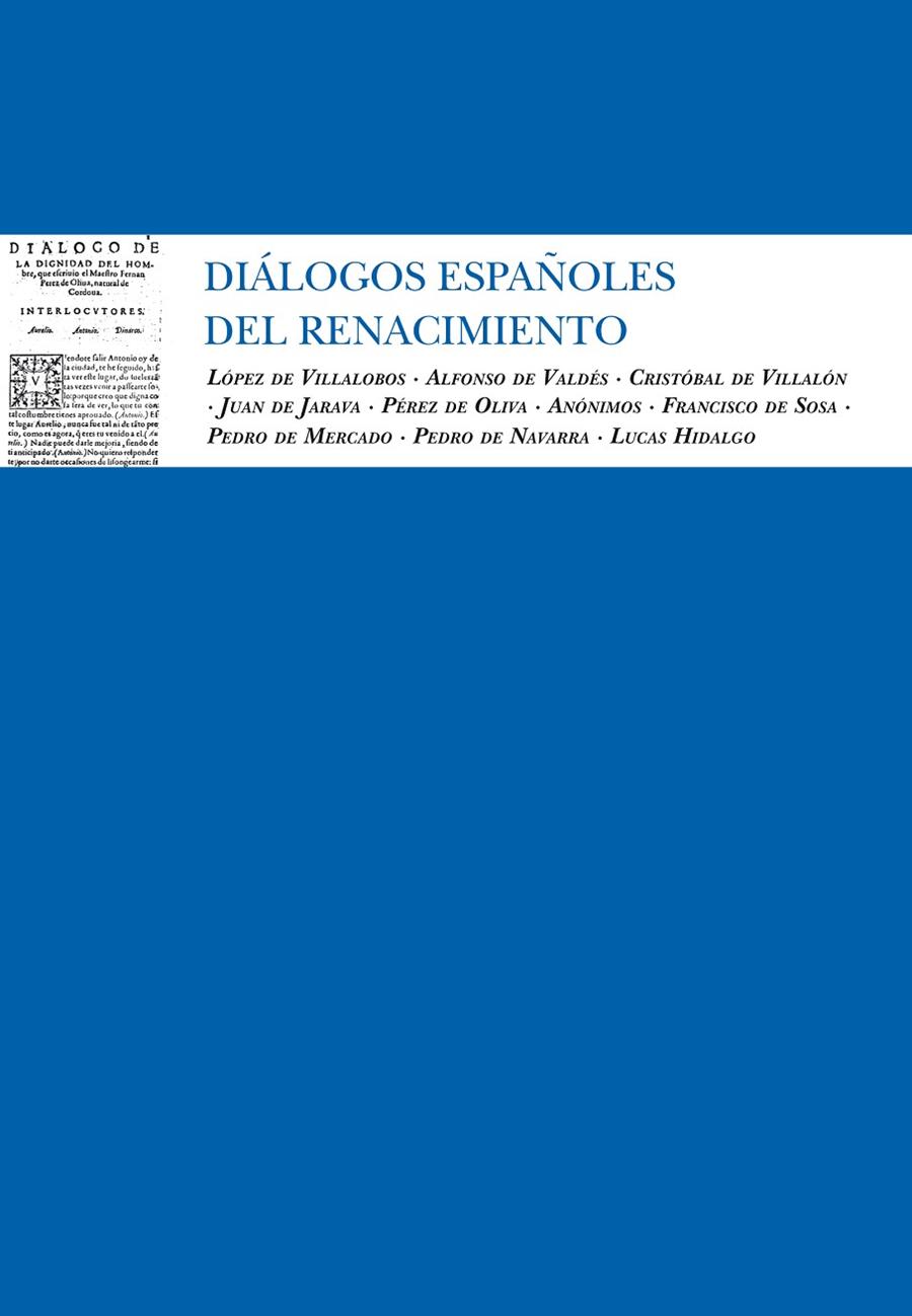 DIALOGOS ESPAÑOLES DEL RENACIMIENTO | 9788492924653 | VARIOS AUTORES